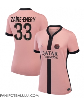 Paris Saint-Germain Warren Zaire-Emery #33 Tricou Fotbal Replică 2024-25 Femei Treilea